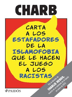 cover image of Carta a los estafadores de la islamofobia que le hacen el juego a los racistas